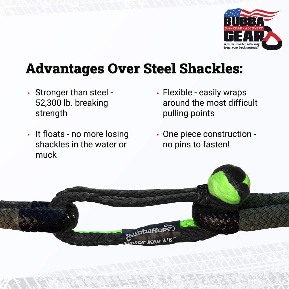 Blue Pack of 2 Synthetic Tow Shackle K419784