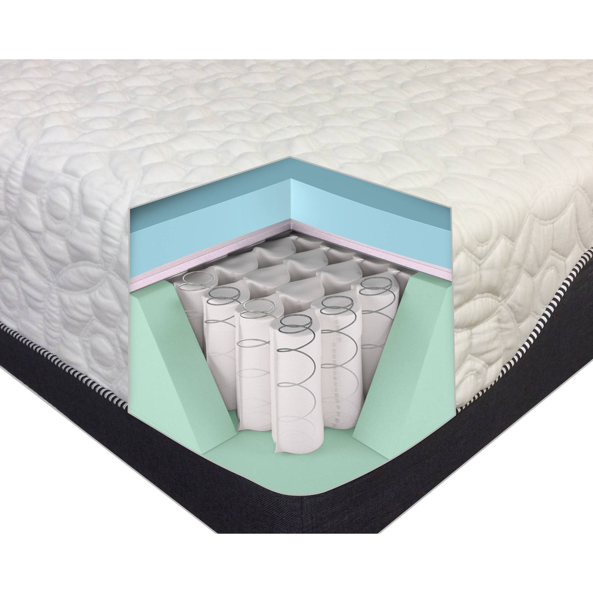 12 inch Hybrid Mattress California King P10323