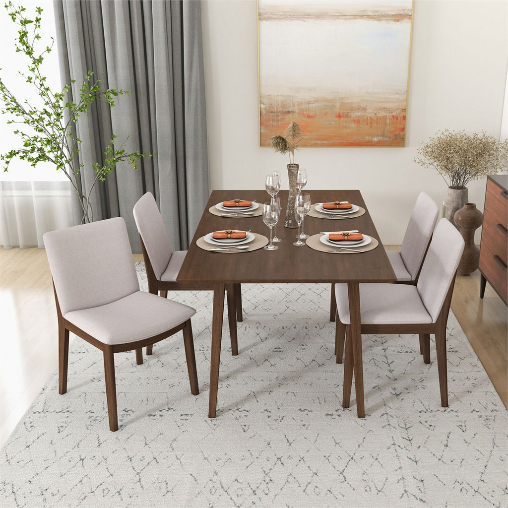Mid Century Modern Kitchen Table and Chairs for 4 K643074
