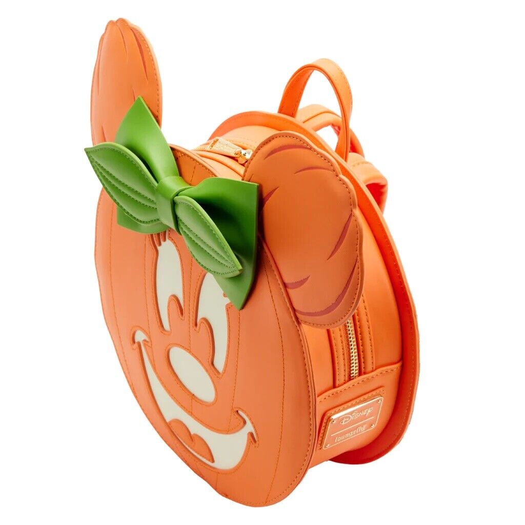Disney Minnie Pumpkin Double Strap Shoulder Bag Purse L764