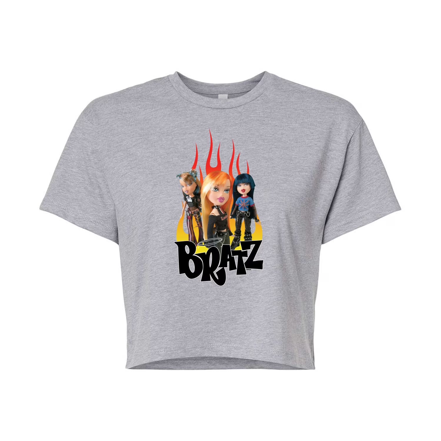 Cropped Cotton Blend T-Shirt E187865