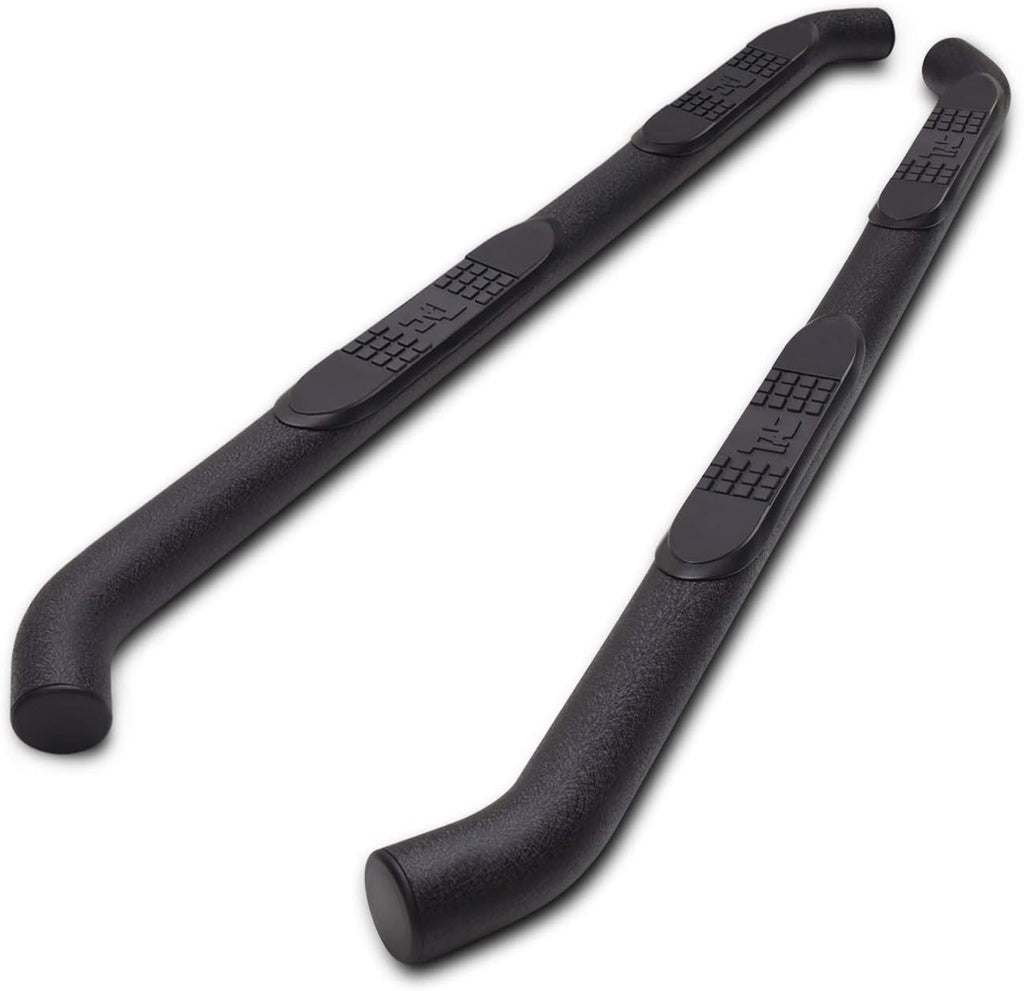3” Texture Black Side Bars for Toyota Tacoma Double Cab Truck G420