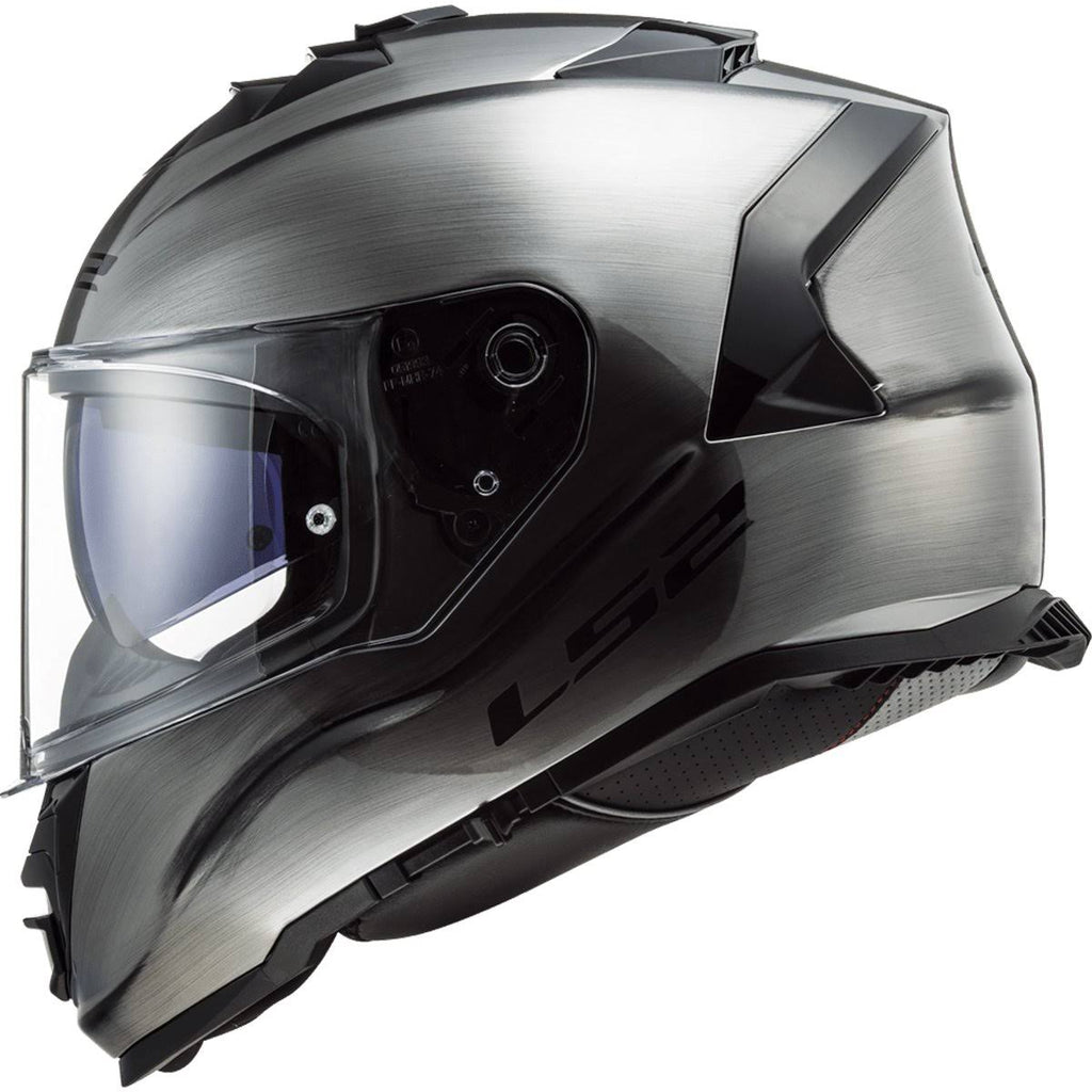 Brushed Alloy Solid Helmet Q120