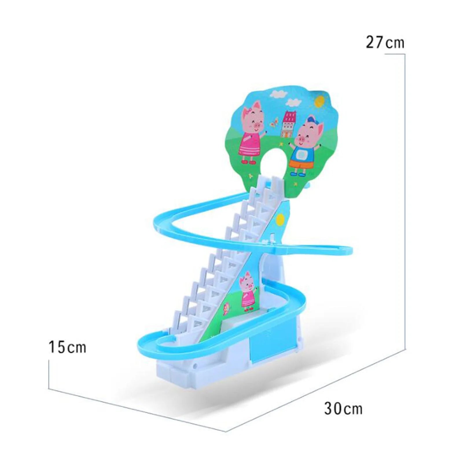 6 Pigs Electric Pig Climbing Stair Toy with LED Lights M192