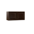 Assembled Wall Bridge Kitchen Cabinet in Espresso, Brown D10120