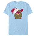 Men's Graphic Tee Light Blue 2X Large K84114