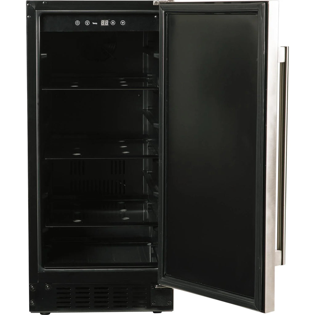 15-Inch 3 Cu. Ft. Compact Refrigerator Stainless Steel B22865