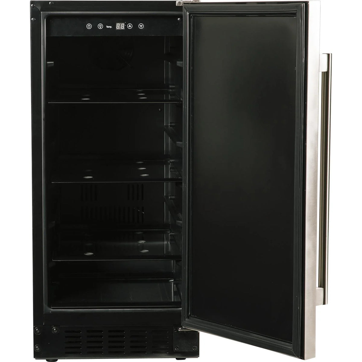 15-Inch 3 Cu. Ft. Compact Refrigerator Stainless Steel B22865