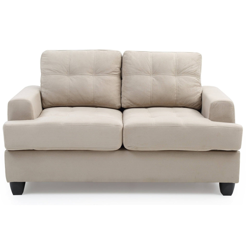 Navy Blue Loveseat X4262