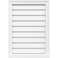 30x22W x 40x22H PVC Gable Vent D1596