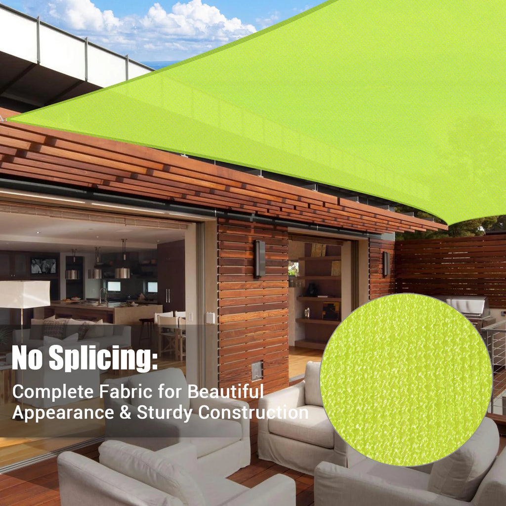 2 Pack 20x16 Ft 97% UV Block Rectangle Sun Shade Sail Canopy M4923