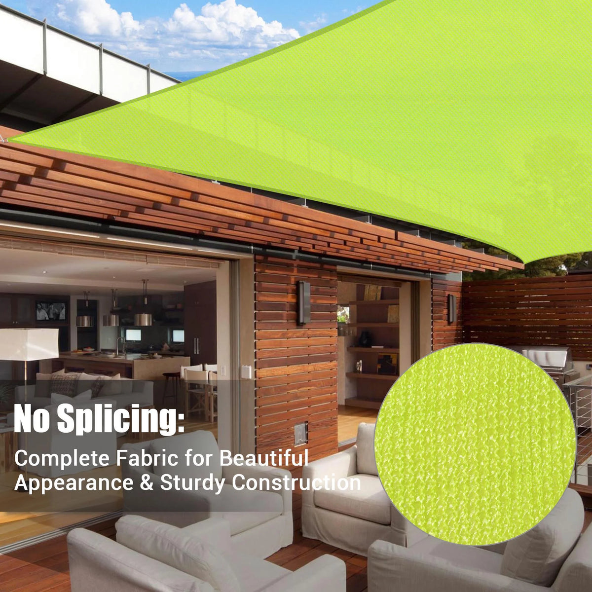 2 Pack 20x16 Ft 97% UV Block Rectangle Sun Shade Sail Canopy M4923