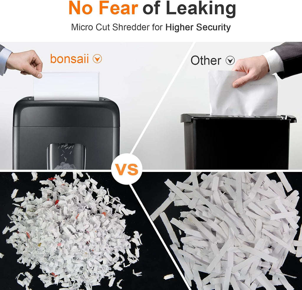 Micro Cut 8 Sheet Paper Shredder, Black, Pack of 2 B620