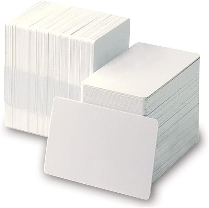 Pack of 500 Black CR80 PVC Cards 30 mil G24057