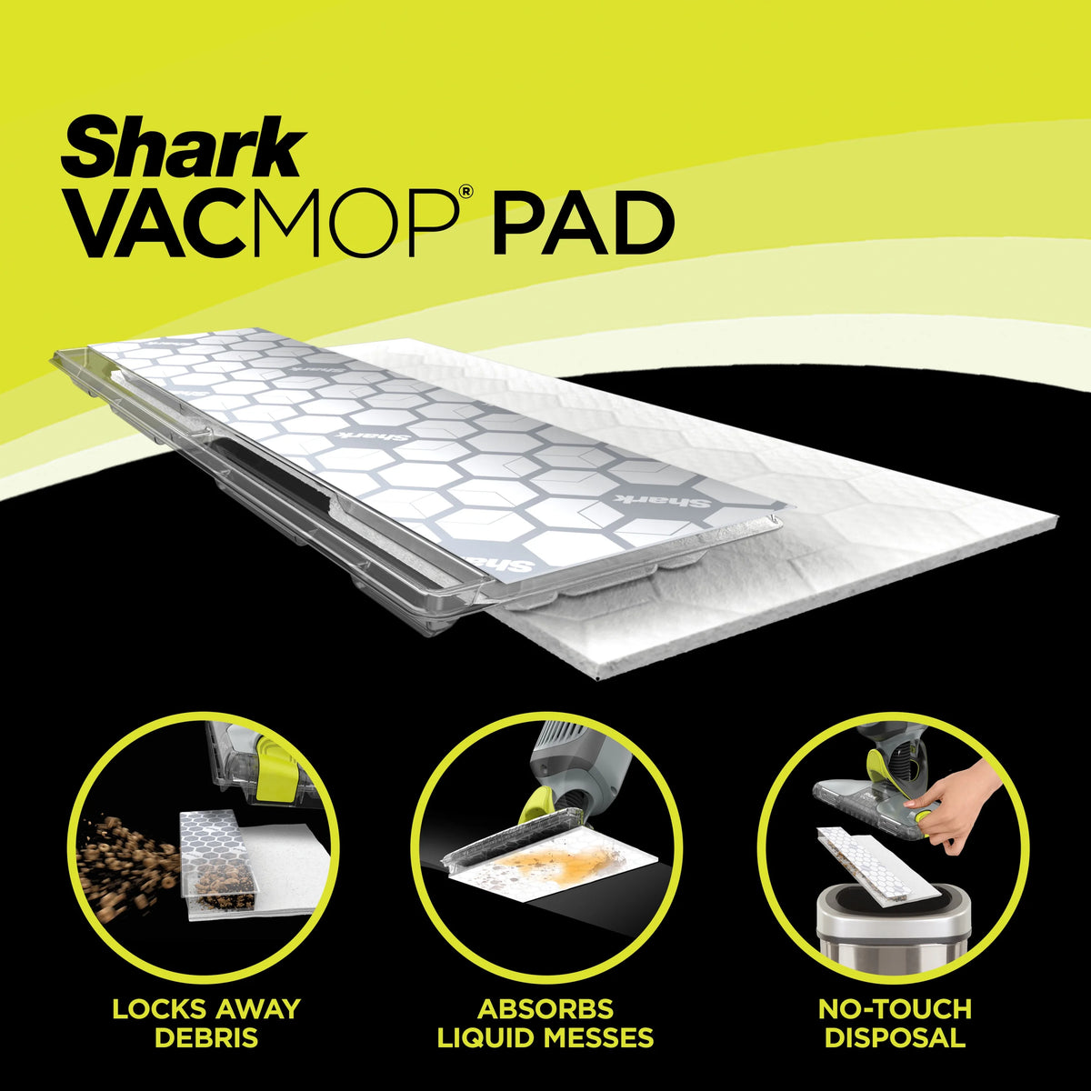 Cordless Hard Floor Vacuum Mop with Disposable Pad A463