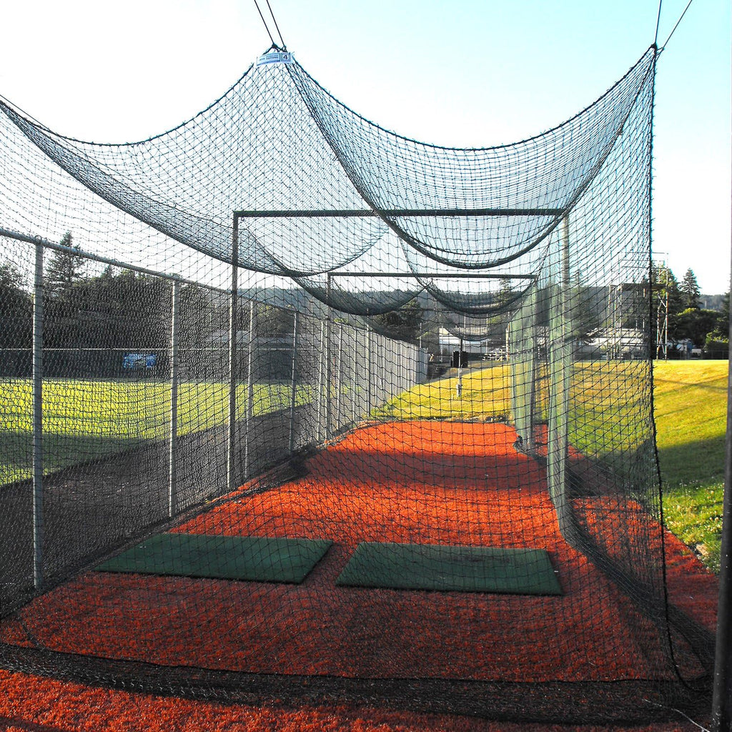 #60 Twisted Knotted Black Polyethylene Batting Cage Nets J949444