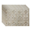 18in x 24in Vintage Metal Backsplash Panel (5 Pack) H90398