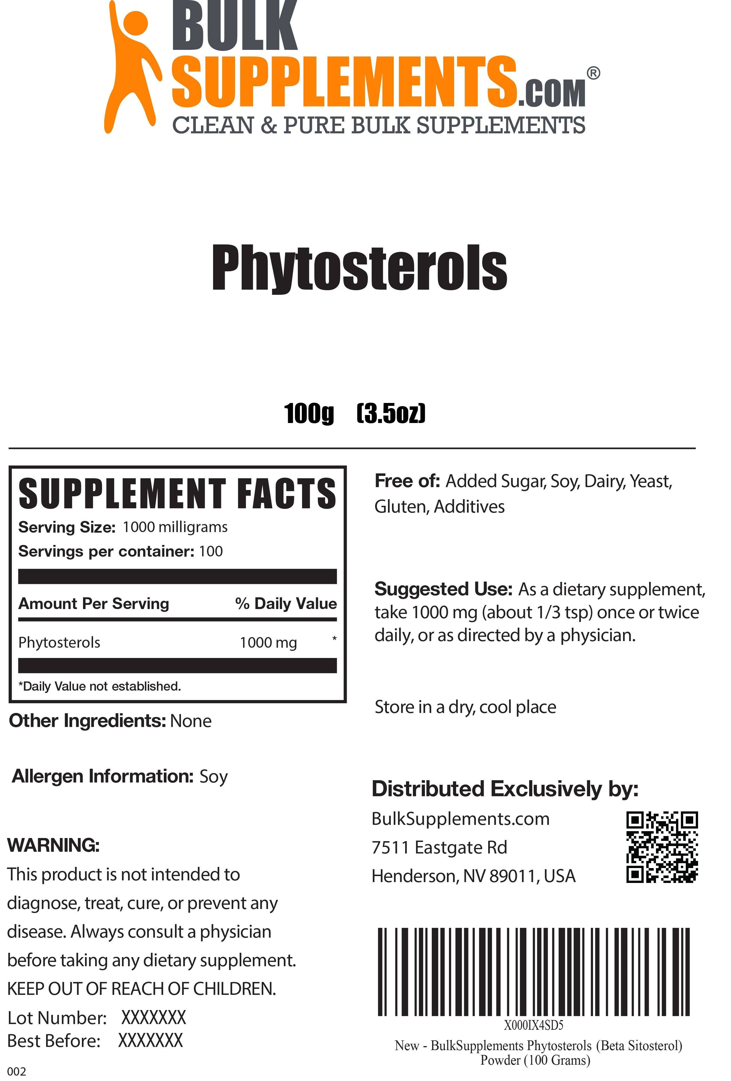 Pure Beta Sitosterol (Phytosterol) Powder (5 Kilogrammes) Y5554