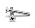 #8-32 x 2 3/4 Coarse Thread Machine Screw Phillips Flat Head Low Carbon Steel Zinc Plated Pk 1100 B8622