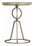 Rustic Patina Sand Round End Table E1559