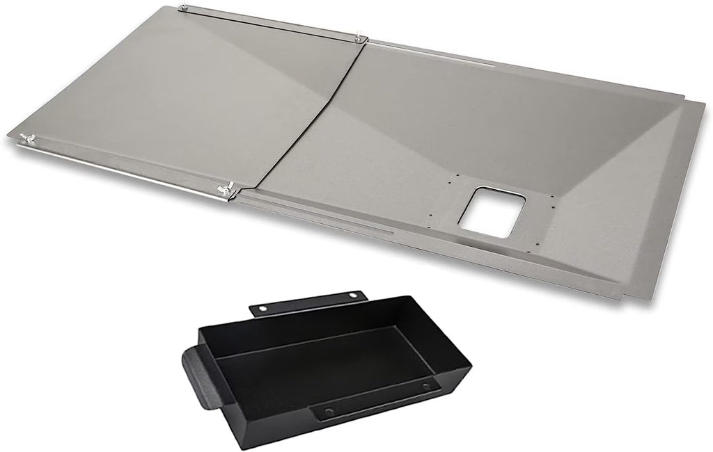 Universal Grease Tray with Catch Pan for Gas Grill F393445