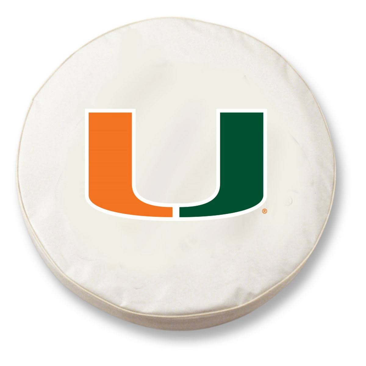 White Vinyl Fitted Spare Car Tire Cover Q365