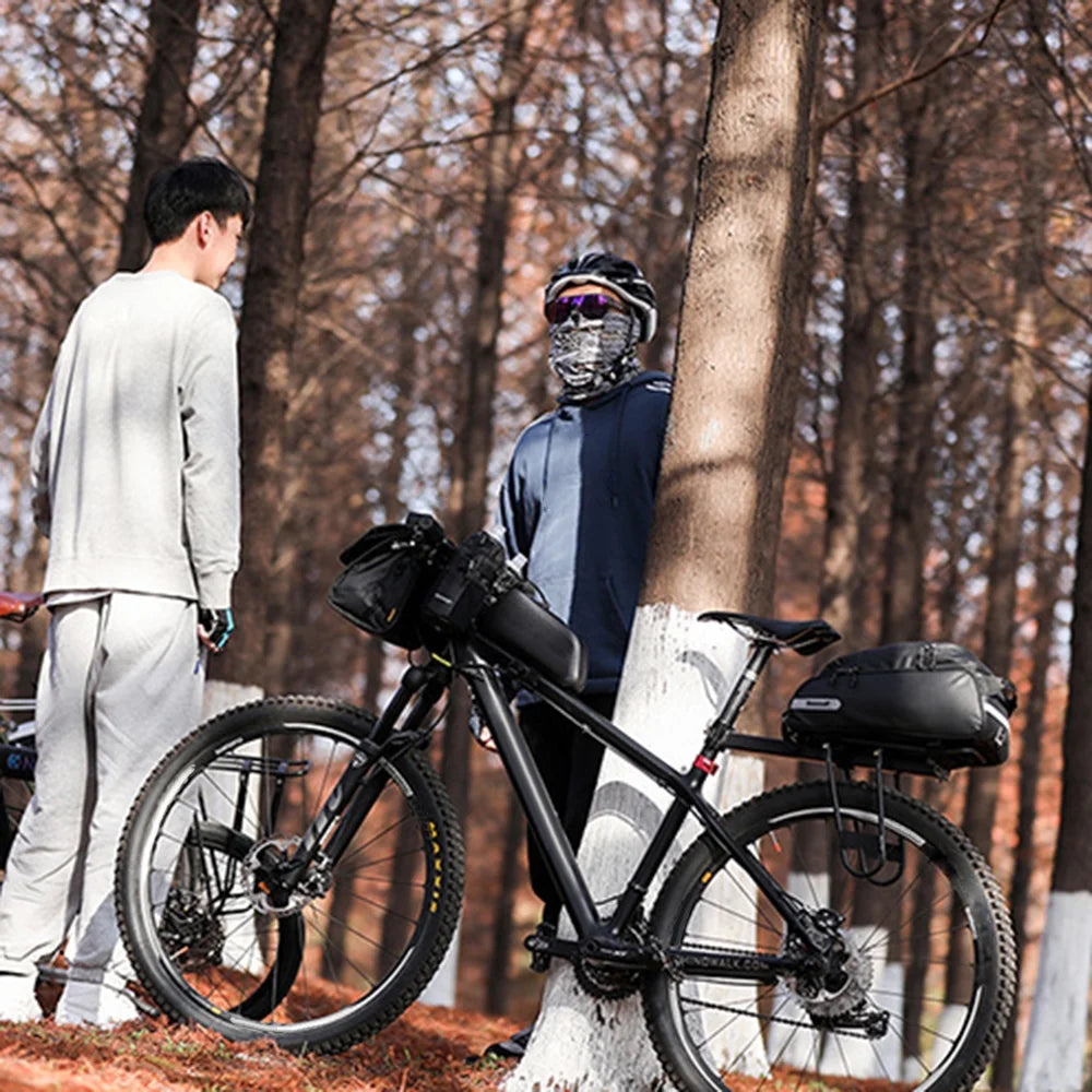 Waterproof Polyester Bicycle Rear Seat Bag O22420