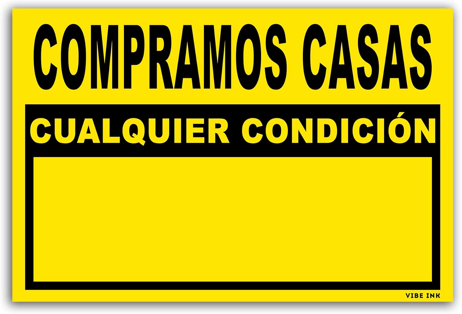 100-pack 18"x12" Plastic Signs X37715