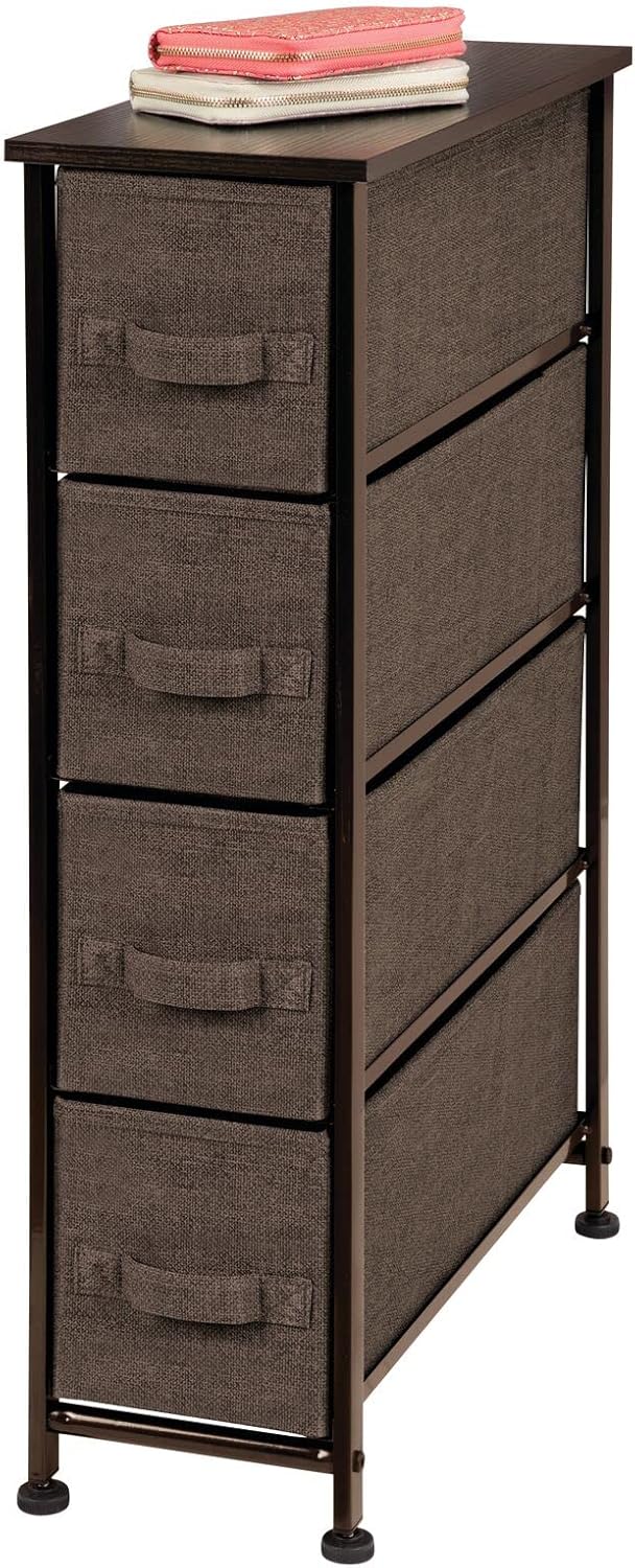 4 Drawer Tall Storage Tower Organizer Nightstand T667