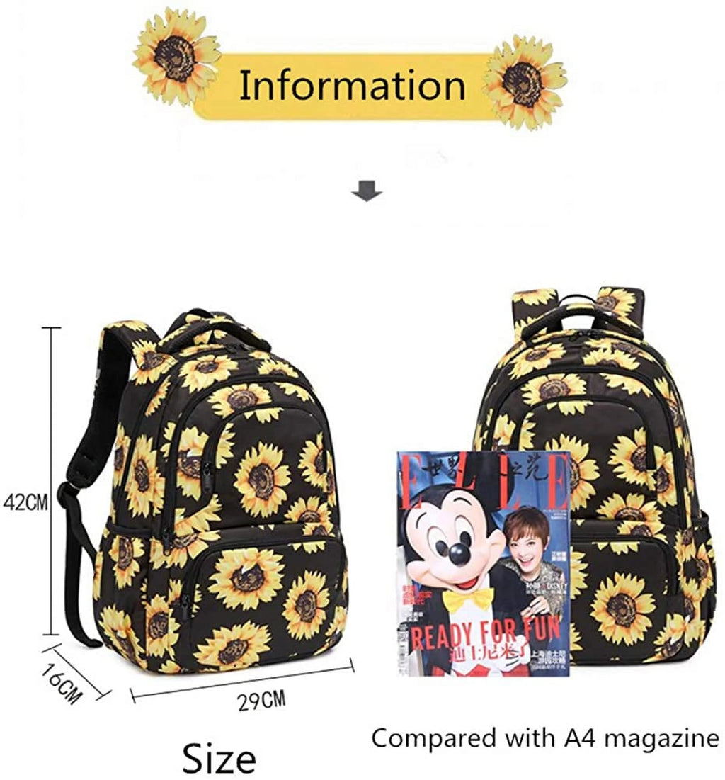 Sunflower Printing Backpack X985
