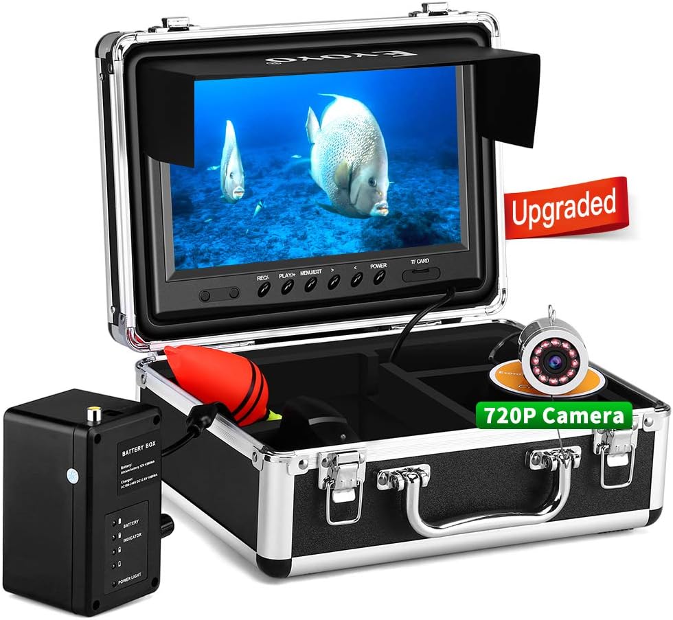 Upgraded 720P Underwater Fishing Camera with 7 inch Screen A11716