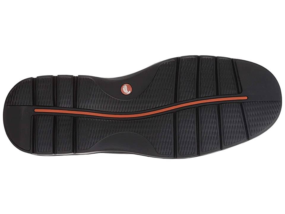 Black Leather Un Ramble Lo Shoes P712