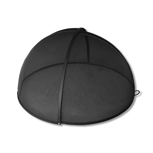 44 Welded Carbon Steel Round Fire Pit Safety Screen J155116