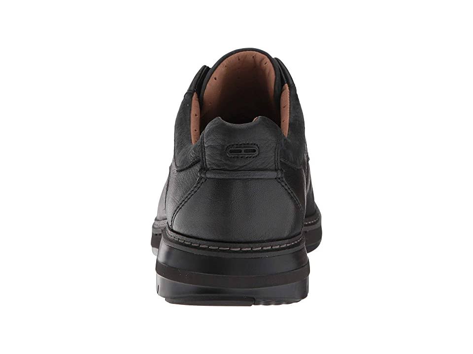 Black Leather Un Ramble Lo Shoes P712