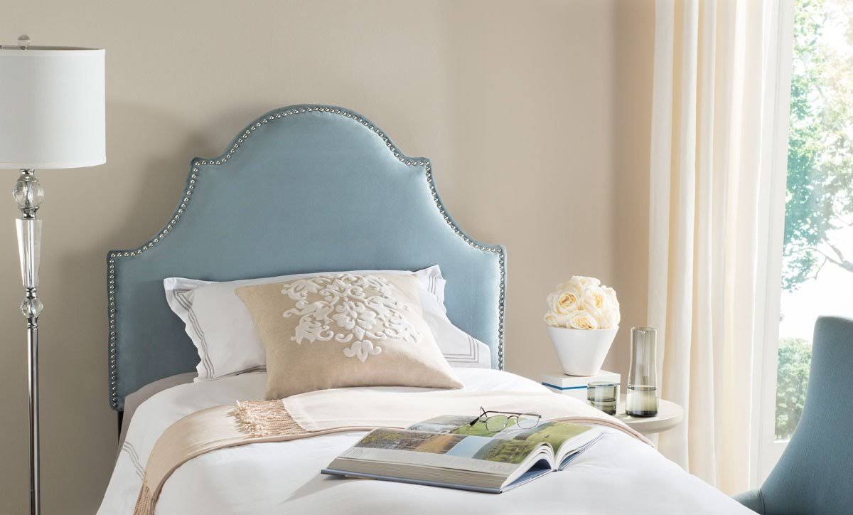 Wedgwood Blue Full Arched Headboard A211629