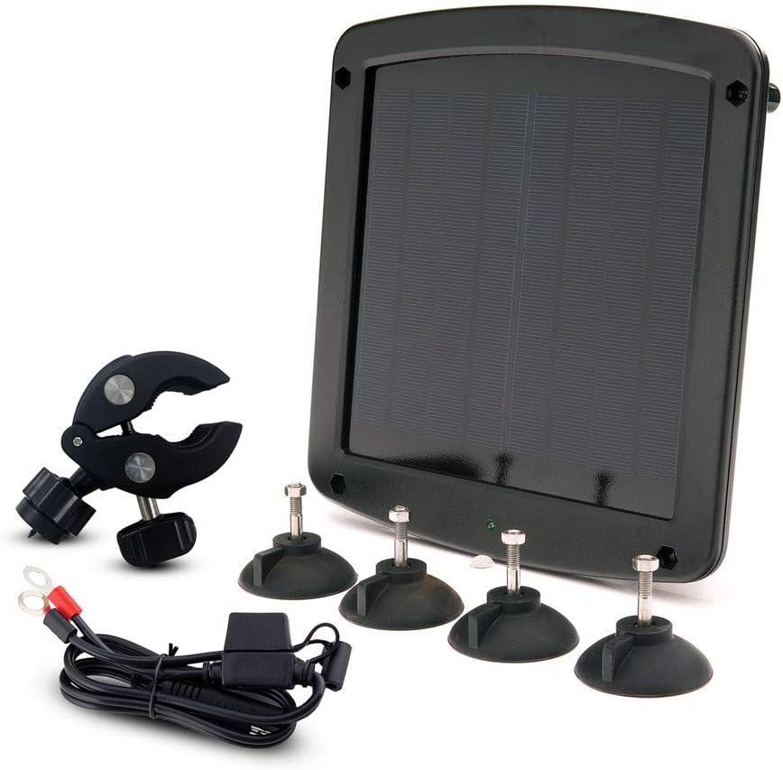 5 Watt Solar Battery Charger 12V and Maintainer with Ring Terminal Cable G7251