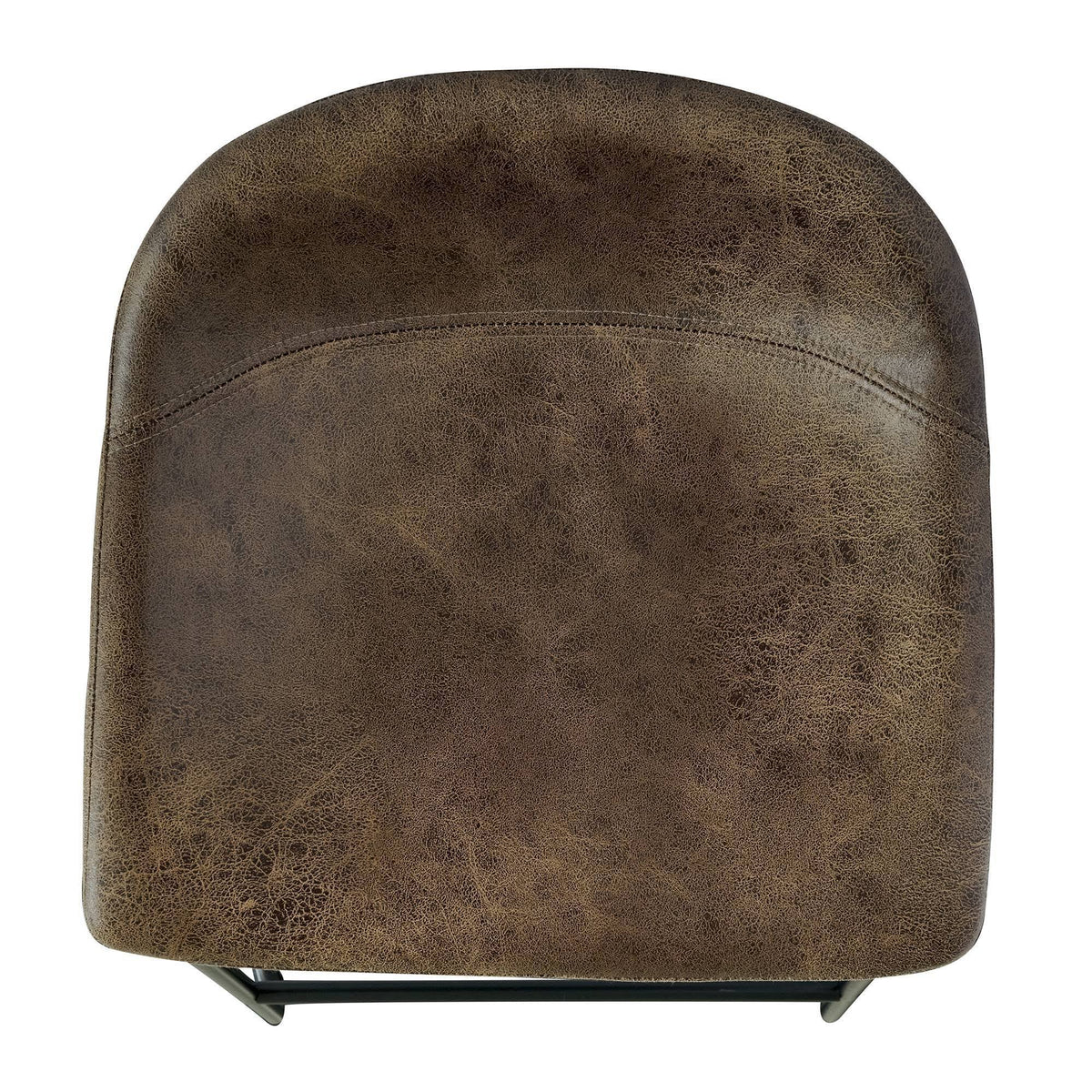 Brown Metal Bar Stool Set D4407