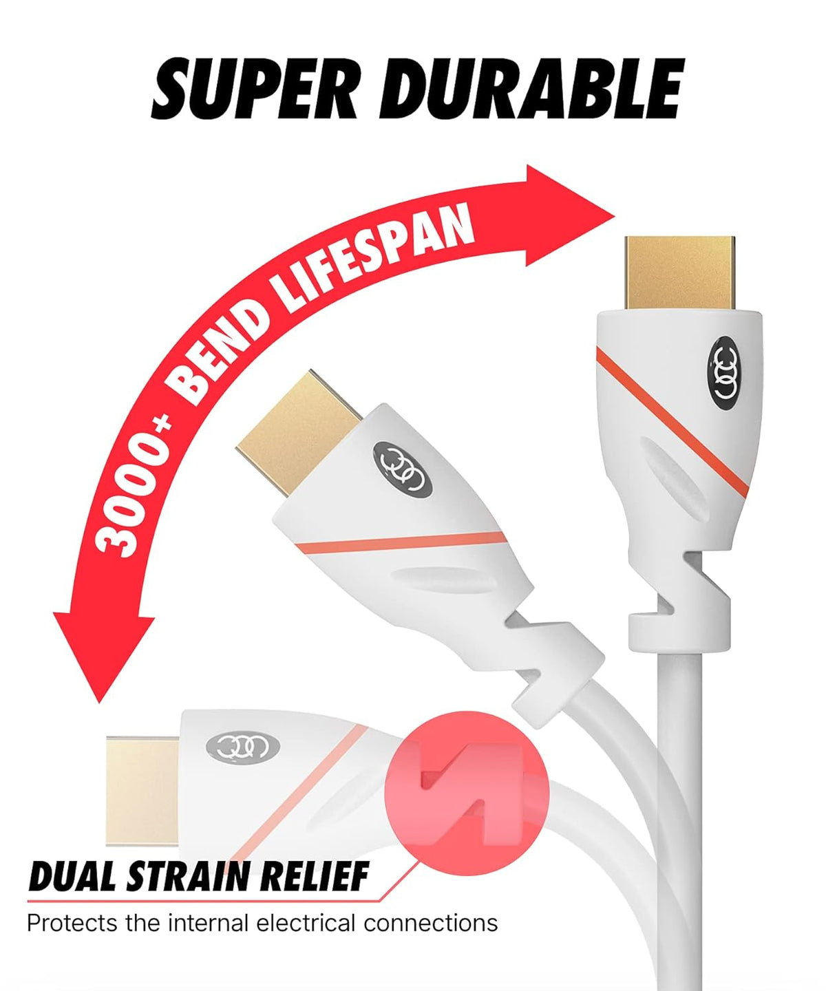 40 ft High Speed HDMI Cord CL3 Rated I3039