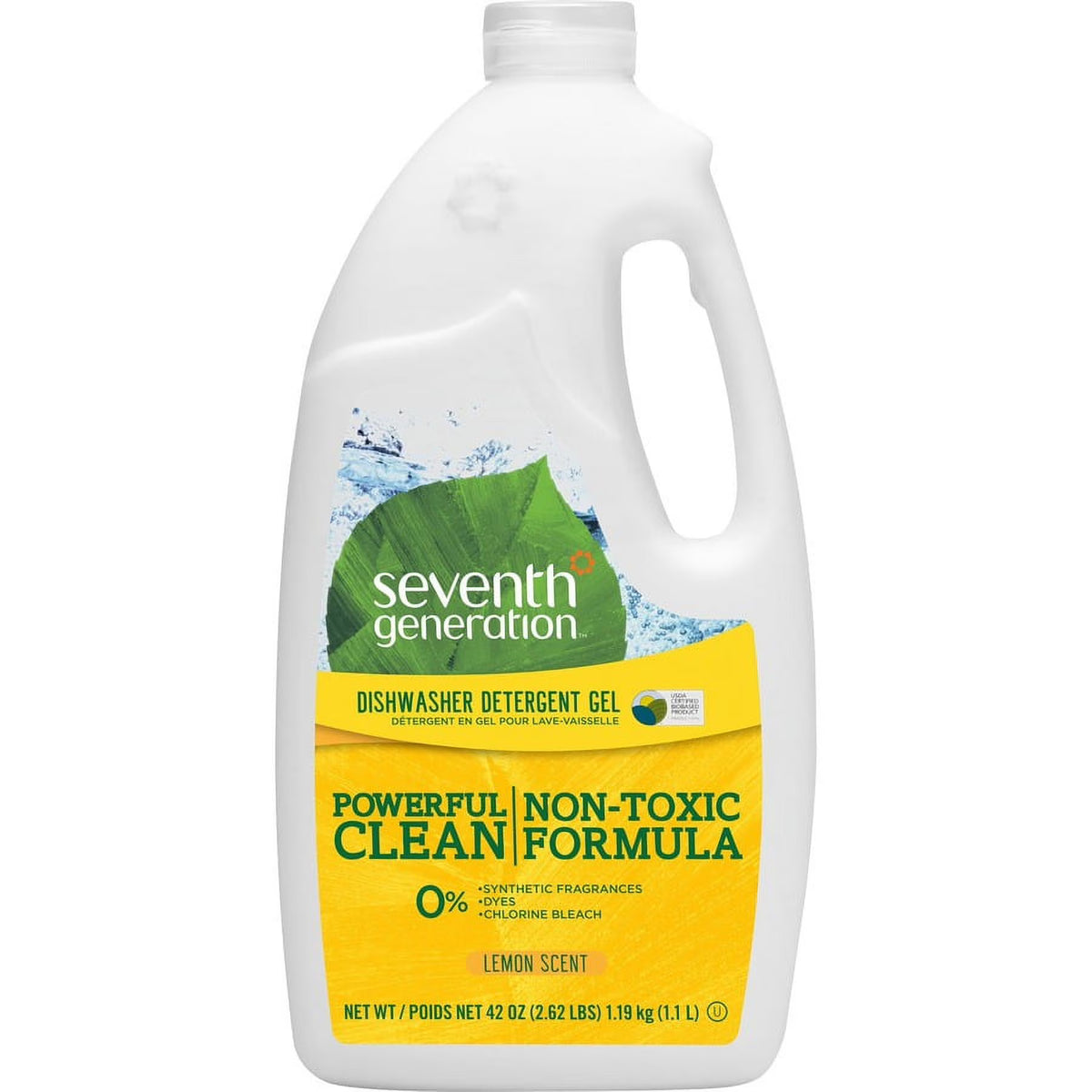 Lemon Scent Dishwasher Detergent Gel 42 oz Bundle of 5 K6524