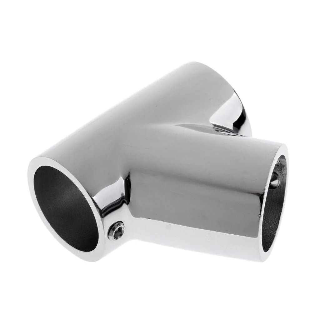 Marine Stainless Steel 60 Degree T Fitting 7/8" Tube Hand Rail H940009