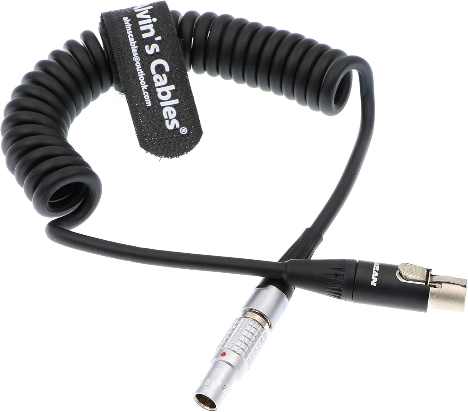 2 Pin Male to Mini XLR 4 Pin Female Monitor Power Cable Pack of 2 Y4743