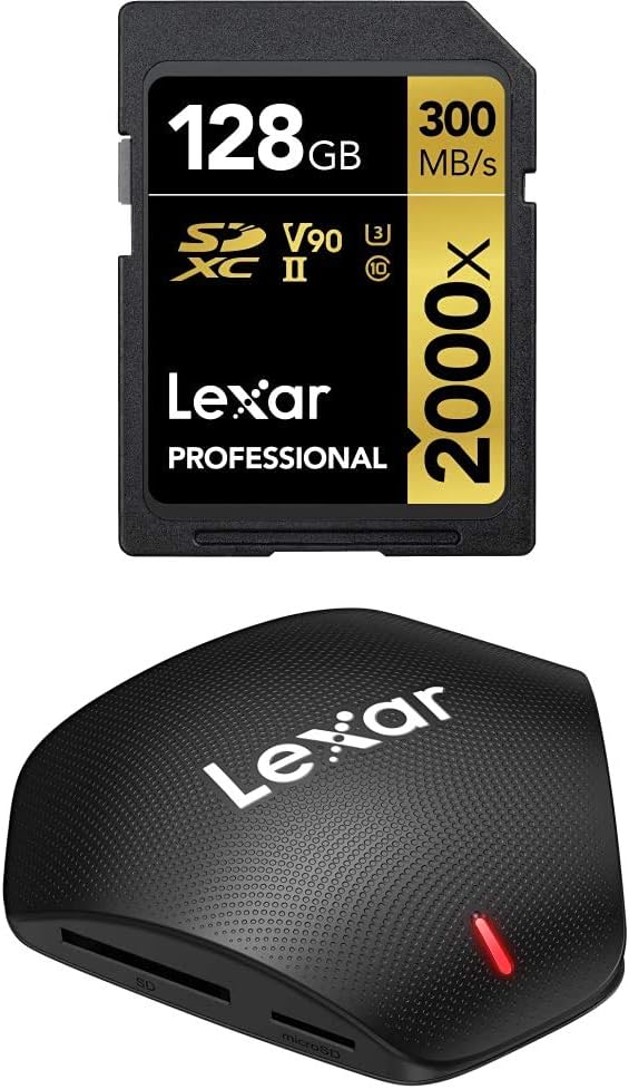 128GB SDXC UHS-II Card, Up To 300MB/s Read L83735