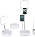 Rechargeable Wireless Foldable Phone Stand with LED Light, Pack of 2 L297