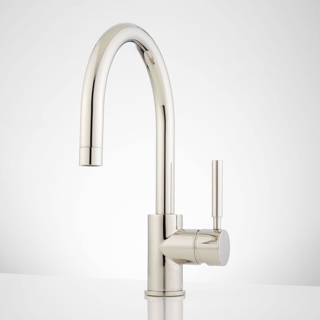 Polished Nickel Single Hole Bathroom Faucet V801865