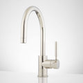 Polished Nickel Single Hole Bathroom Faucet V801865