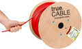1000ft Purple 23AWG Solid Bare Copper Bulk Ethernet Cable E2650