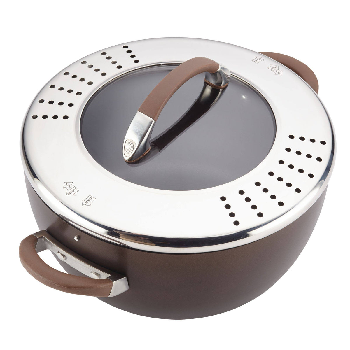 5.5-Quart Covered Straining Casserole M543