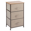Coffee Espresso 3 Drawer Dresser Storage Tower S596
