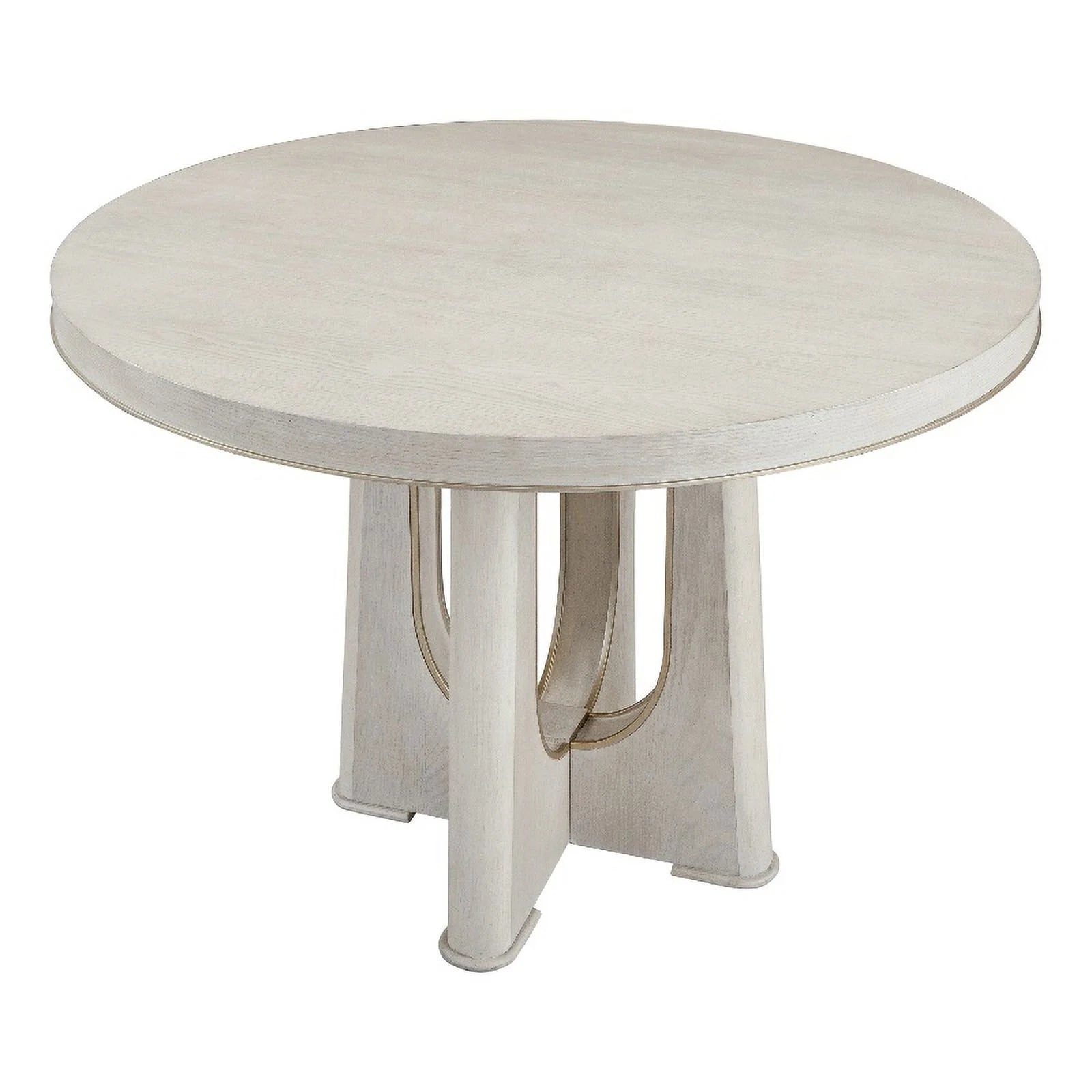 Washed Blond Oak Wood Dining Table K886