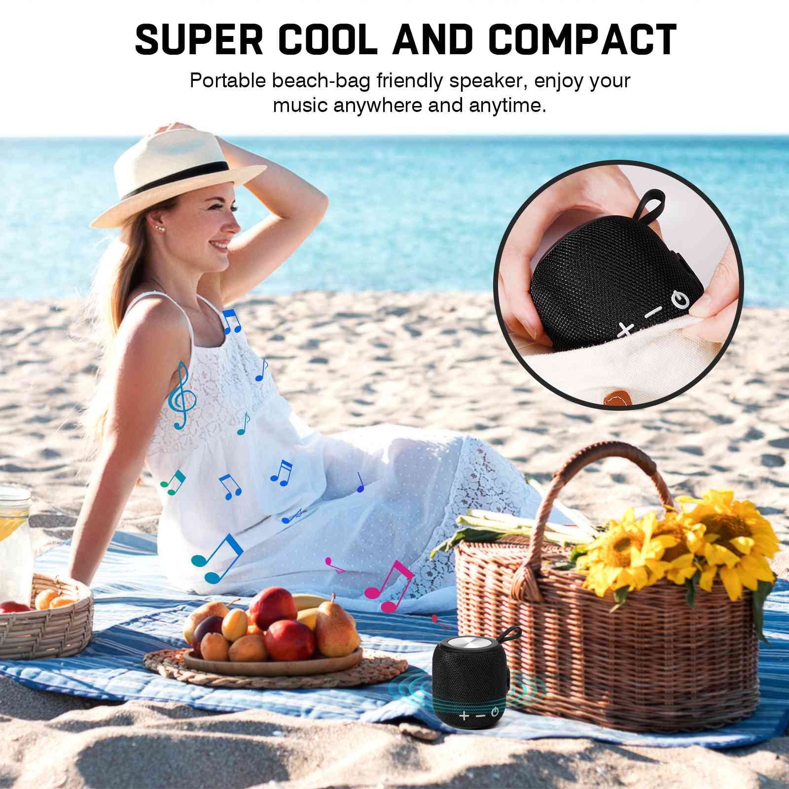 Blue Bluetooth V5.2 Portable Waterproof Speaker Z76842